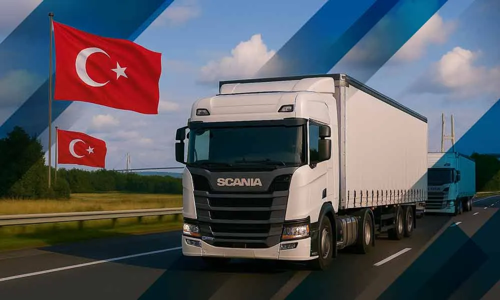 کشنده وارداتی اسکانیا از ترکیه
